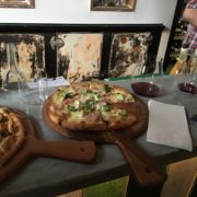 Gourmet Pizzas hot from the Wood Oven